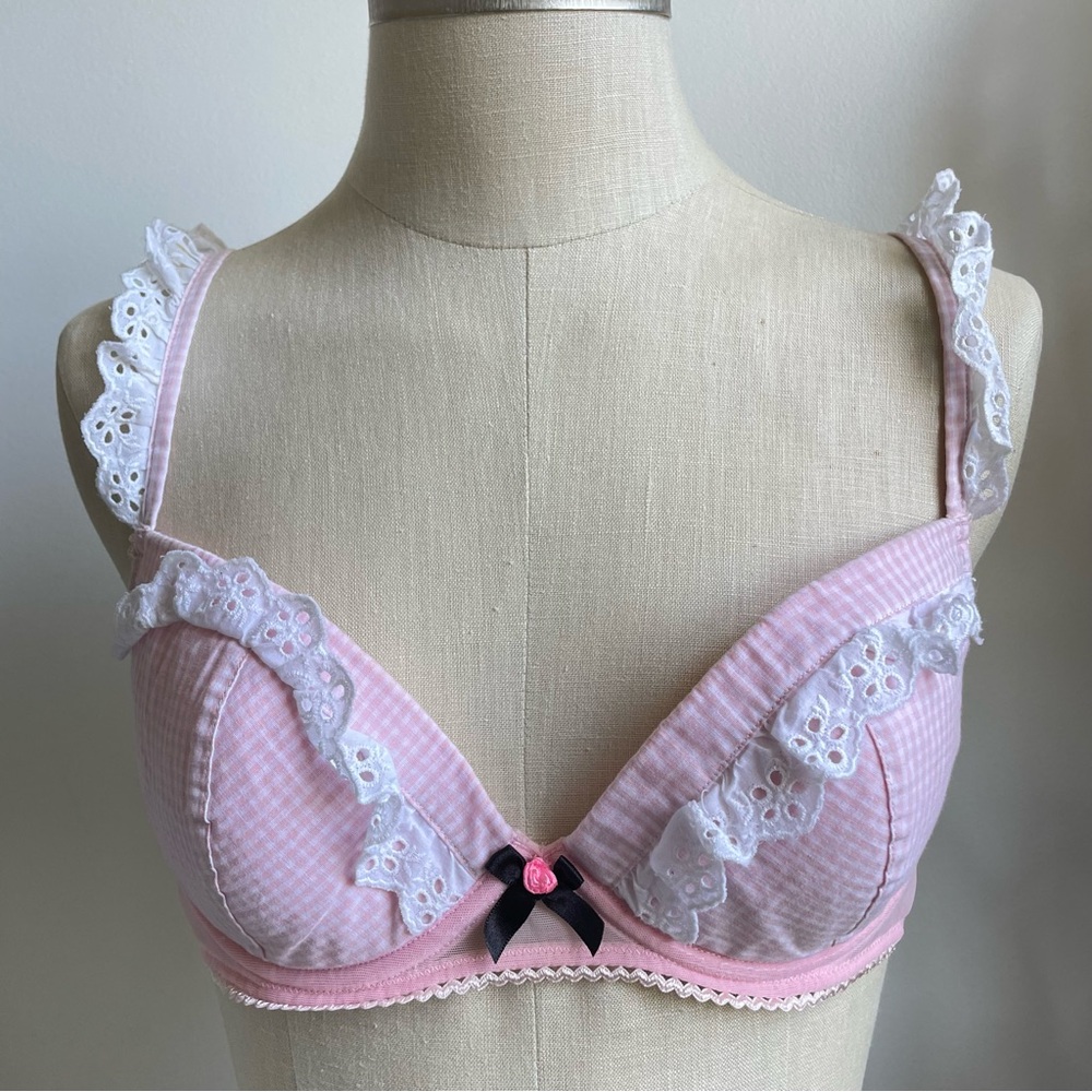Victoria’s Secret Gingham Bra Vintage Y2K